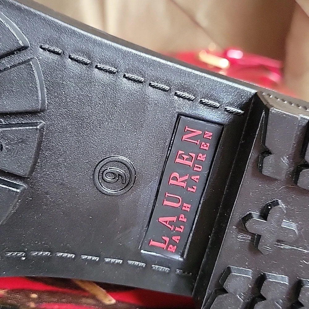 VGUC- Vintage 1980's Ralph Lauren Red Rainboots